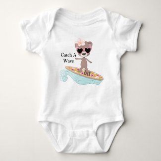 Catch A Wave Surfer Baby Bodysuit