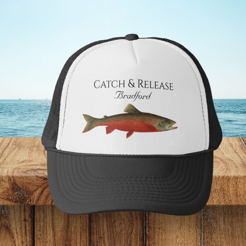 Catch and Release Fishermen Flyfishing Trout Flies Trucker Hat
