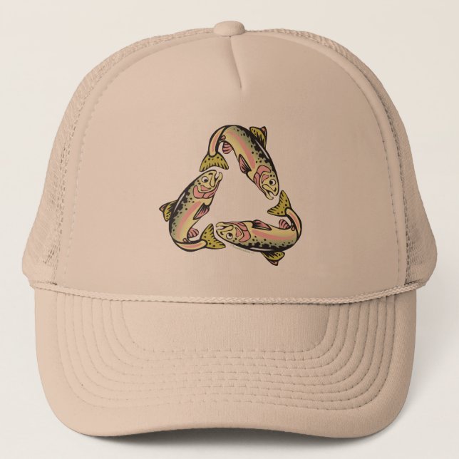Catch and Release Fishing Trucker Hat (Front)