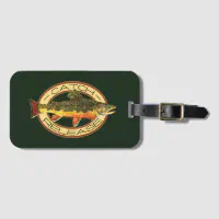 Catch and Release Trout Fisherman's Luggage Tag