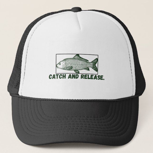 Catch and release trucker hat (Front)