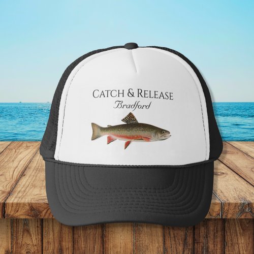 Catch Fishermen Fly fishing Trout Trucker Hat