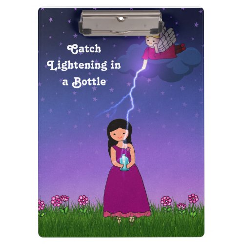 Catch Lightening in a Bottle Clipboard