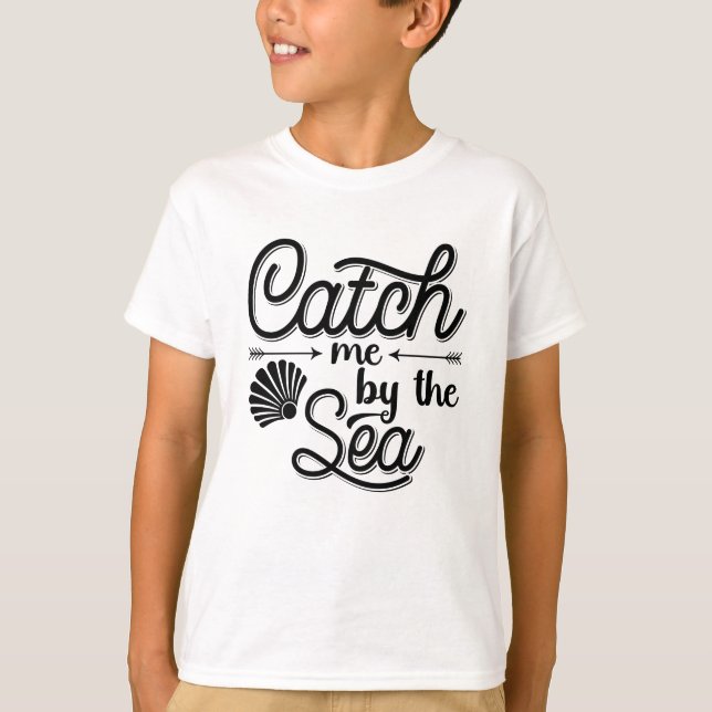 Catch Me By The Sea Apnoe Freediver Freediving T-Shirt (Front)