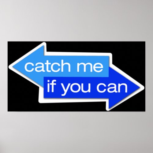 Catch me if you can movie logo  poster