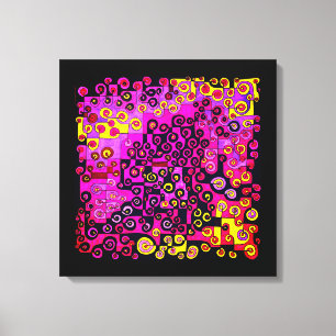 Catch me if you can Pinky! Jigsaw Puzzle Acrylic P Canvas Print