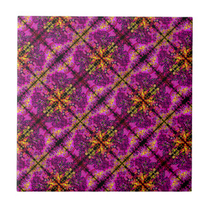 Catch me if you can Pinky! Rainbow maze Ceramic Tile