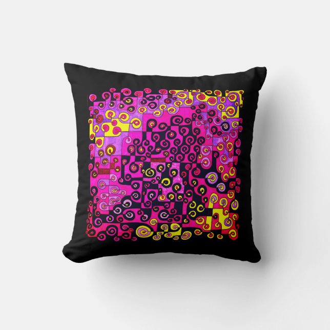 Catch me if you can Pinky! Throw Pillow (Front)