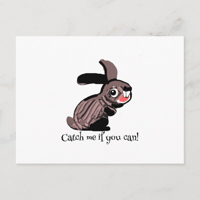 Catch me if you can postcard (Front)