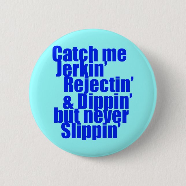 Catch me JERKIN blue Button (Front)