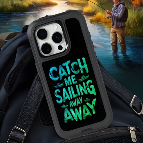 Catch Me Sailing Away on a Sunny Day at Sea iPhone 15 Pro Case