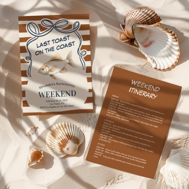 Catch of the Day Bachelorette  Invitation (Creator Uploaded)