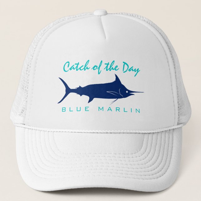 Catch of the Day - Blue Marlin Fishing Hat (Front)
