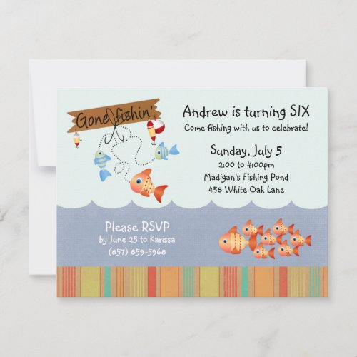 Catch of the Day Invitations