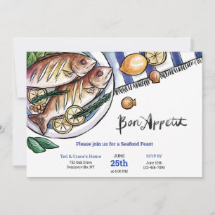 Catch of the Day Seafood Invitation