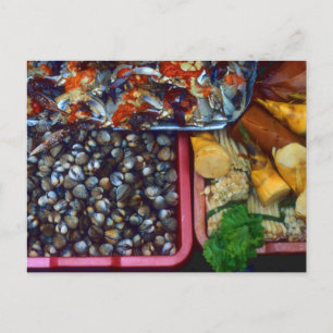 Catch of the Day Seafood Market Taipei, Taiwan Postcard