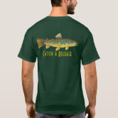 Personalize Fly Fishing for Rainbow Trout Angler T-Shirt