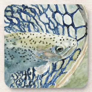 Catch & Release Fishing Designs Drink Coaster
