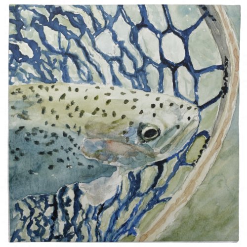 Catch  Release Fishing Designs Napkin