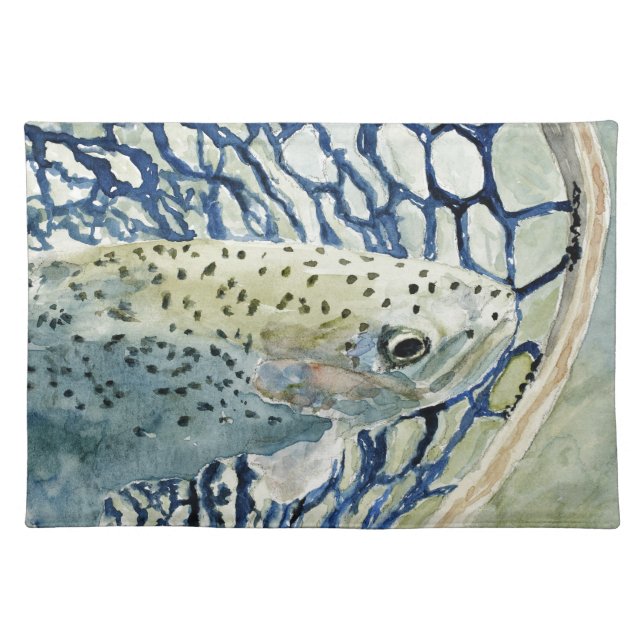 Catch & Release Fishing Designs Placemat (Front)