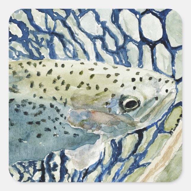 Catch & Release Fishing Designs Square Sticker (Front)