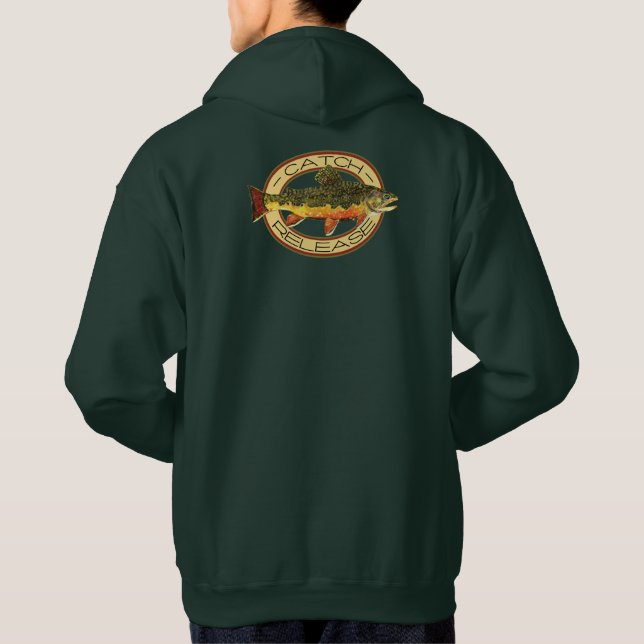 Catch & Release Fishing Hoodie (Back)