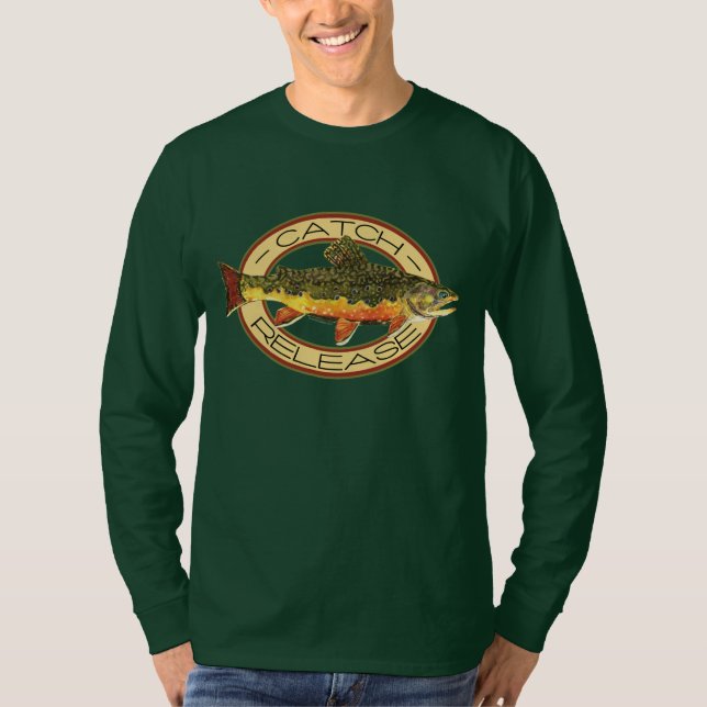 Catch & Release Fishing T-Shirt (Front)