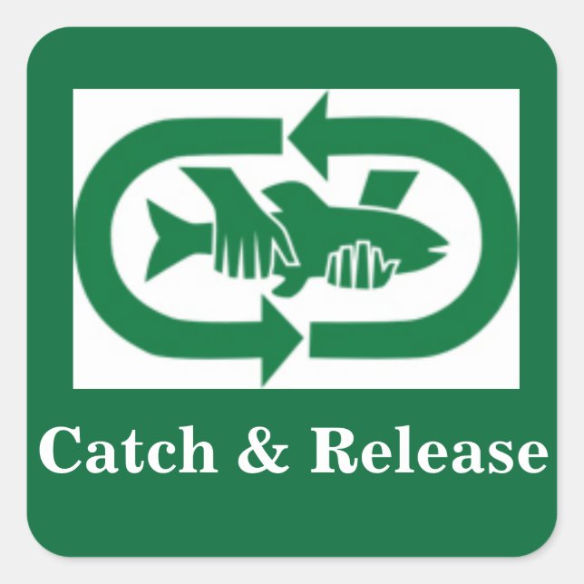 Catch & Release sticker (Front)