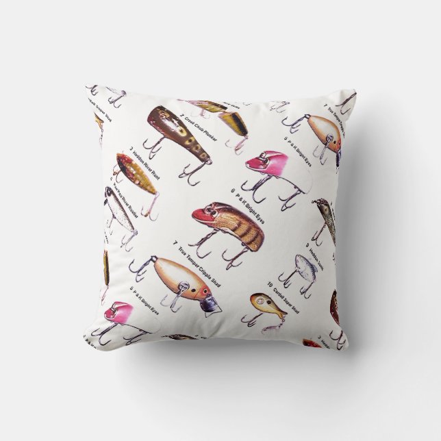 "Catch & Release" Throw Pillow (Front)