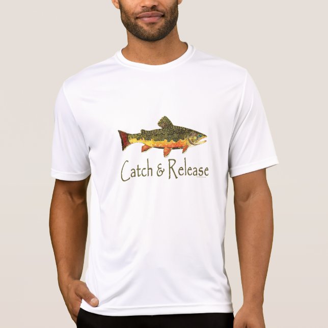 Catch & Release Trout Fishing T-Shirt (Front)