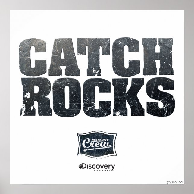 Catch Rocks Poster (Front)