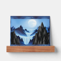 Catch the Moon AI Fantasy Art Print Landscape Picture Ledge