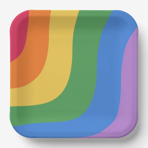Catch The Rainbow Paper Plates