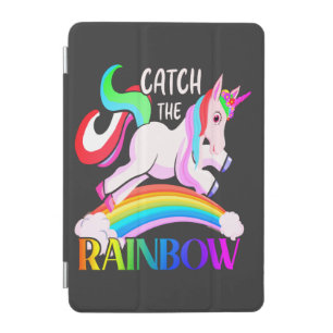Catch the Rainbow Unicorn Design iPad Mini Cover
