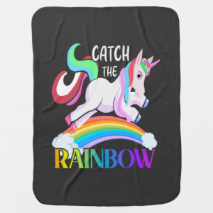 Catch the Rainbow - Unicorn Designs-15989 Baby Blanket