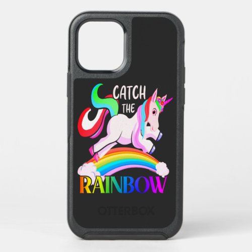 Catch The Rainbow _ Unicorns Design OtterBox Symmetry iPhone 12 Pro Case