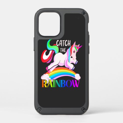 Catch The Rainbow _ Unicorns Design Speck iPhone 12 Mini Case