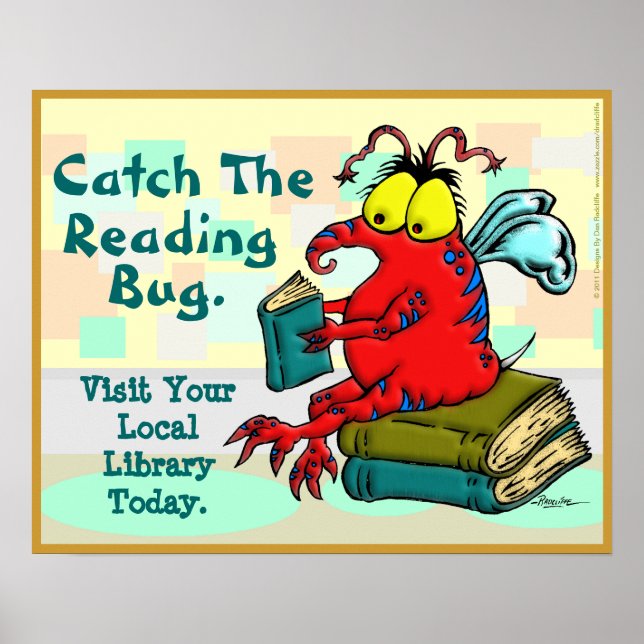 Catch The Reading Bug Poster (Front)