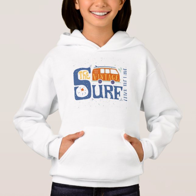 Catch The Wave Poster Hoodie (Front)
