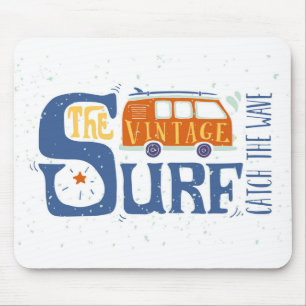 Catch The Wave Poster Mouse Pad