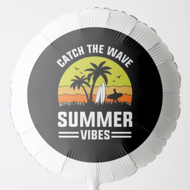 Catch The Wave Summer Vibes-64193 Balloon (Front)