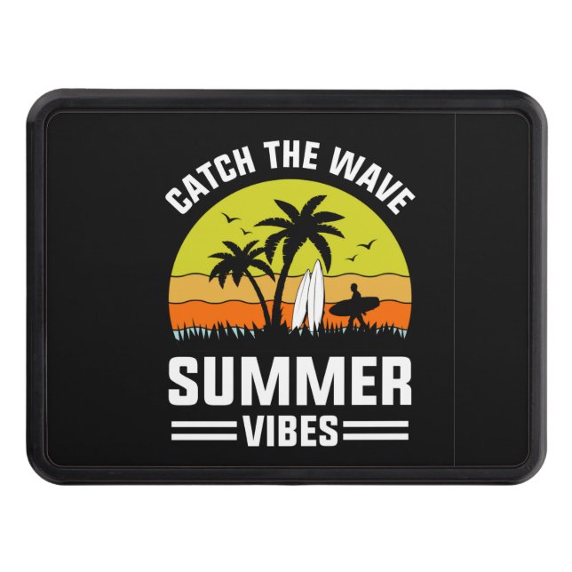 Catch The Wave Summer Vibes-64193 Hitch Cover (Front)