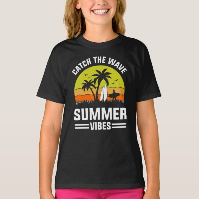 Catch The Wave Summer Vibes-64193 T-Shirt (Front)