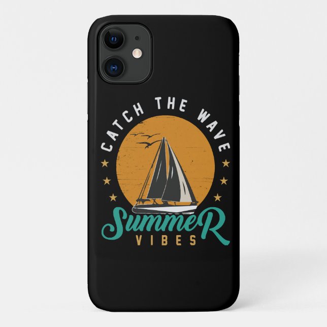 Catch the Wave Summer Vibes Case-Mate iPhone Case (Back)