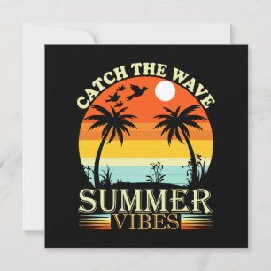 Catch the Wave Summer Vibes Invitation