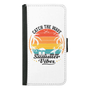 Catch the Wave Summer Vibes Samsung Galaxy S5 Wallet Case