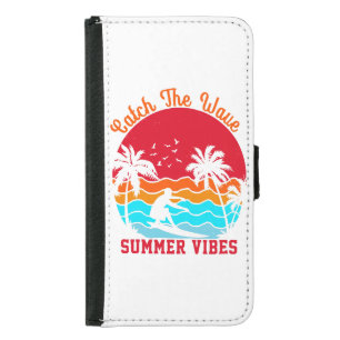 Catch the Wave Summer Vibes Samsung Galaxy S5 Wallet Case