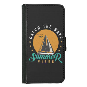 Catch the Wave Summer Vibes Samsung Galaxy S5 Wallet Case
