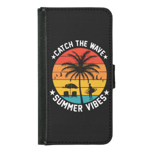 Catch the Wave Summer Vibes Samsung Galaxy S5 Wallet Case