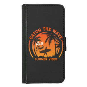 Catch the Wave Summer Vibes Samsung Galaxy S5 Wallet Case